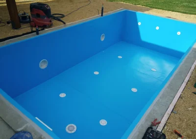 Basen zabezpieczony hydroizolacją