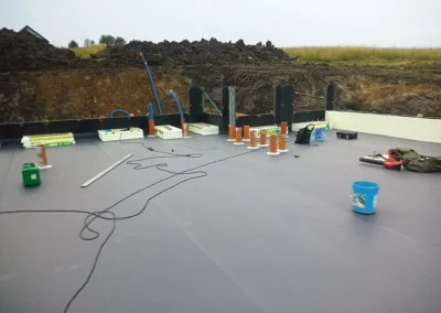 Membrana PVC stosowana do hydroizolacji fundamentów